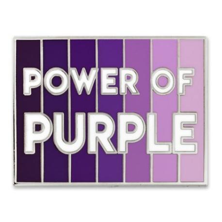     Power Of Purple Pin