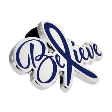     Believe-Blue Awareness Pin