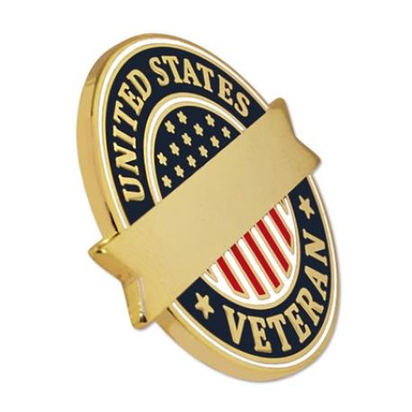     United States Veteran Pin-Engravable