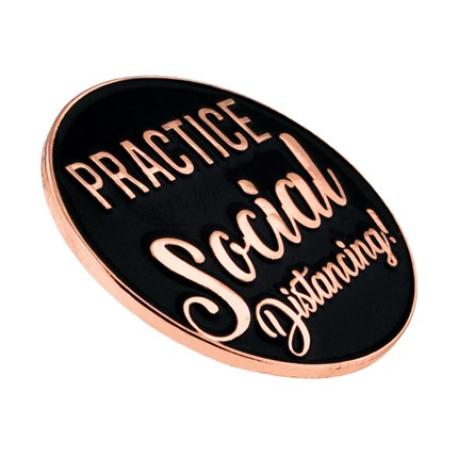     Social Distancing Lapel Pin