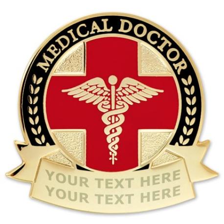     Engravable Medical Doctor Lapel Pin