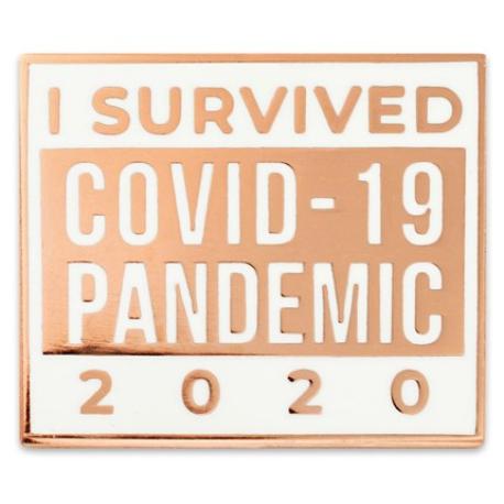     I survived Covid-19 Lapel Pin