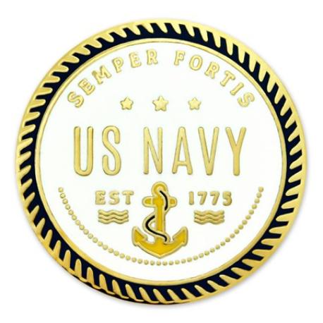     Semper Fortis - U.S. Navy Pin