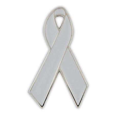     Grey Ribbon Pin