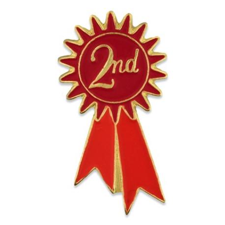     2nd Place Ribbon Pin