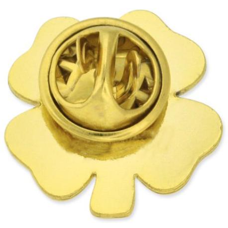     Gold Four Leaf Clover Pin