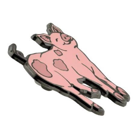     Prancing Pig Pin