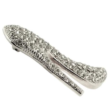     Rhinestone Stiletto Pin