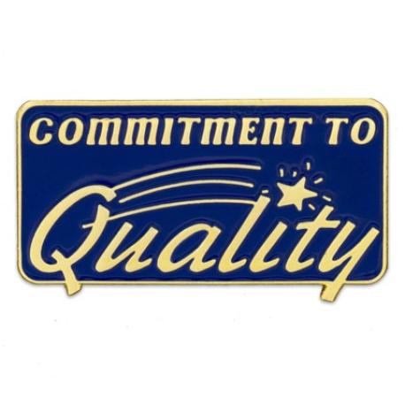     Commitment to Quality Pin