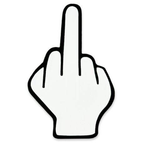     Middle Finger Lapel Pin