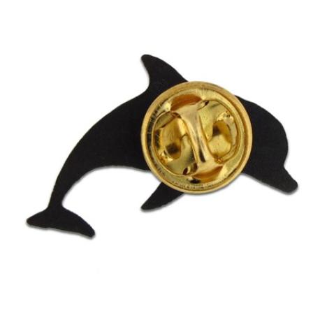     Dolphin Pin - Antique Gold