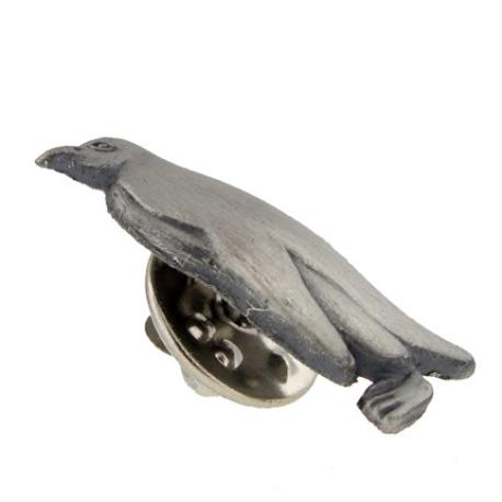     Penguin Pin - Antique Silver