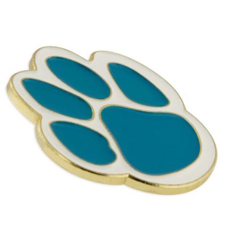     Teal Paw Pin