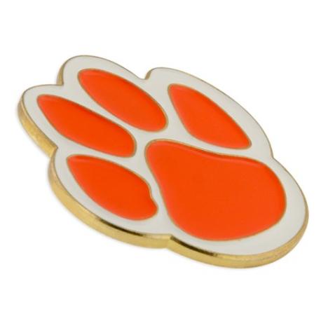     Orange Paw Pin