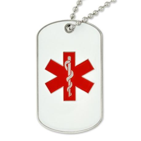     Medical Alert Dog Tag - Engravable