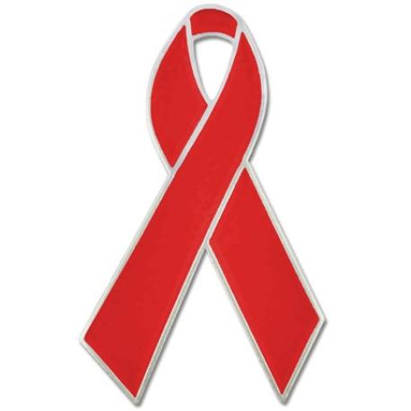     Red Ribbon Pin