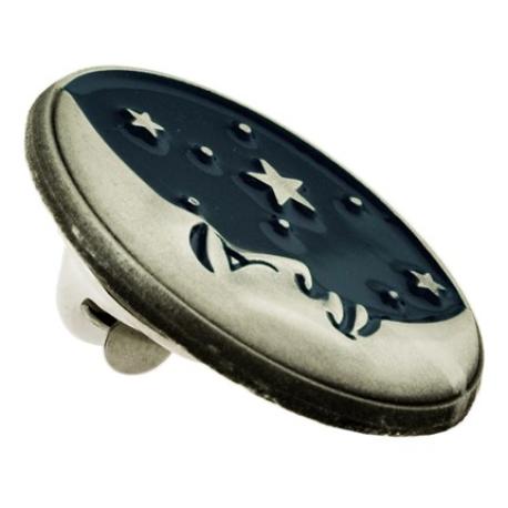     Moon and Stars Lapel Pin