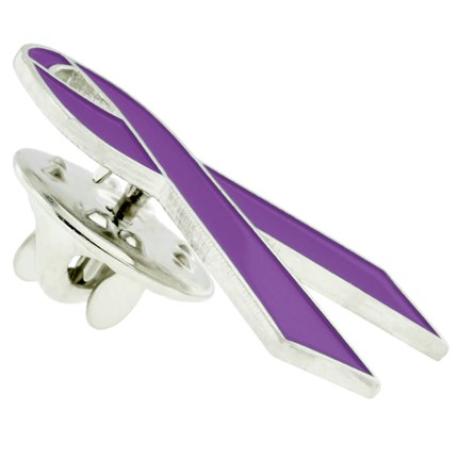     Purple Ribbon Pin