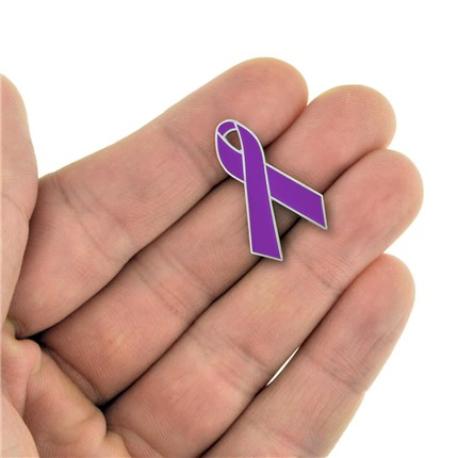     Purple Ribbon Pin