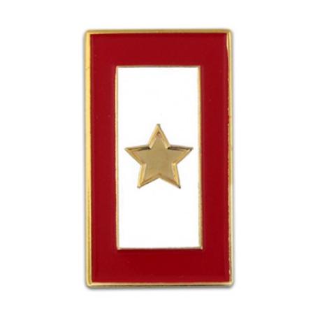     Gold Star Service Flag Pin