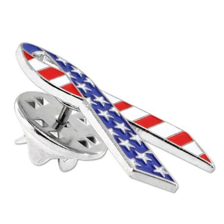     Stars & Stripes Ribbon Pin