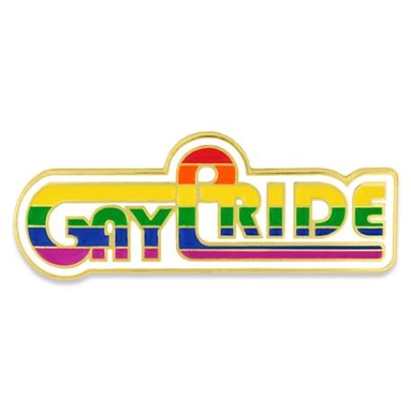     Retro Gay Pride Pin