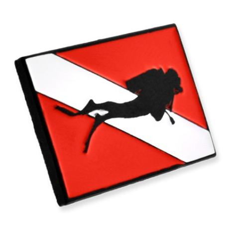     Diver Down Flag Pin