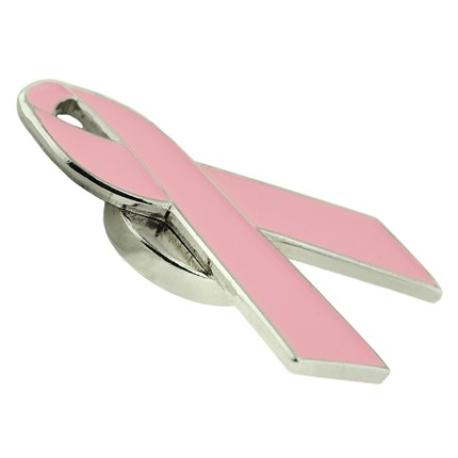     Pink Ribbon Pin Magnetic Back