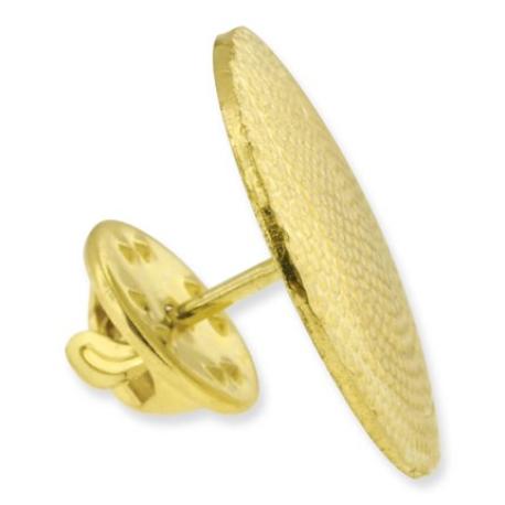     Gold Basketball Chenille Pin