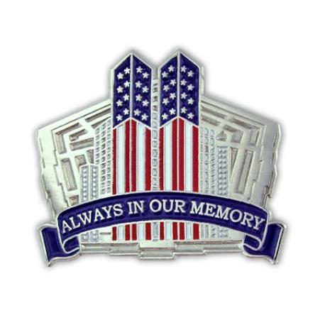     9-11 Always in Our Memory Pin