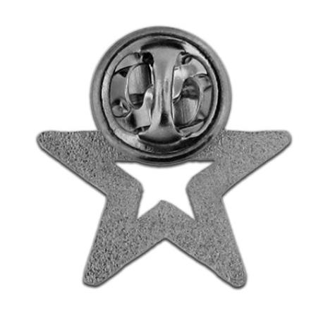     Star - Silver 3-D Cut-Out Pin