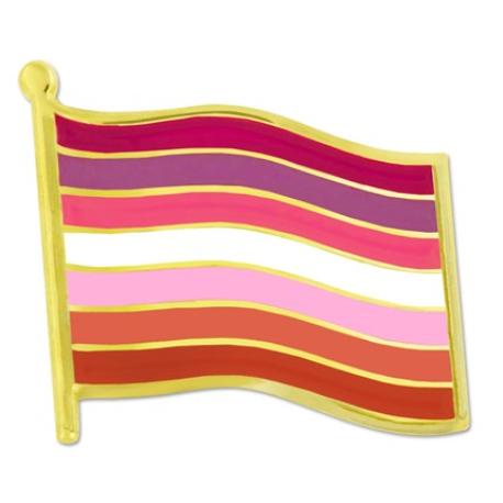     Lesbian Pride Flag Pin