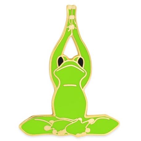     Yoga Frog - Lotus Pose Pin