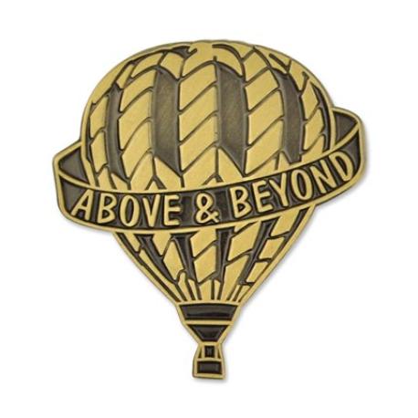     Above and Beyond Pin