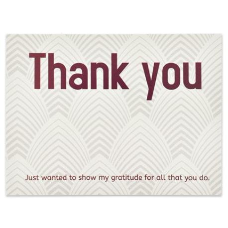     Thank You Gratitude Card