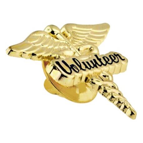     Volunteer Caduceus Lapel Pin