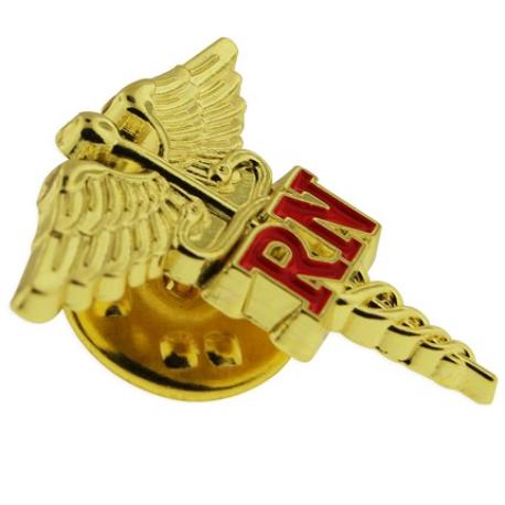     RN Caduceus Lapel Pin