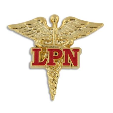     LPN Caduceus Lapel Pin