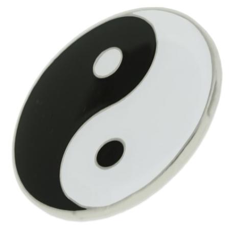     Taoism Yin Yang Enamel Pin