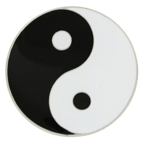     Taoism Yin Yang Enamel Pin