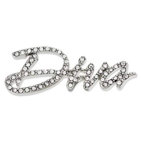     Rhinestone DIVA Pin