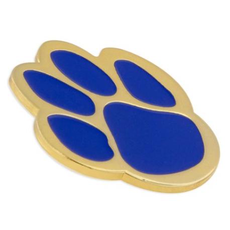     Paw Pin - Blue and Gold