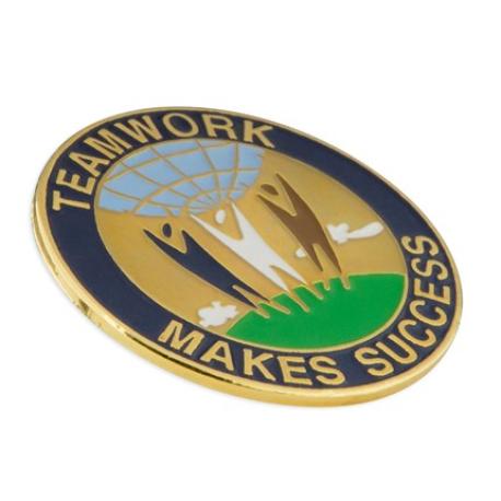     Teamwork Makes Success Pin