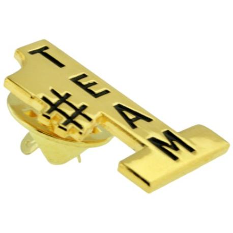     #1 Team Pin