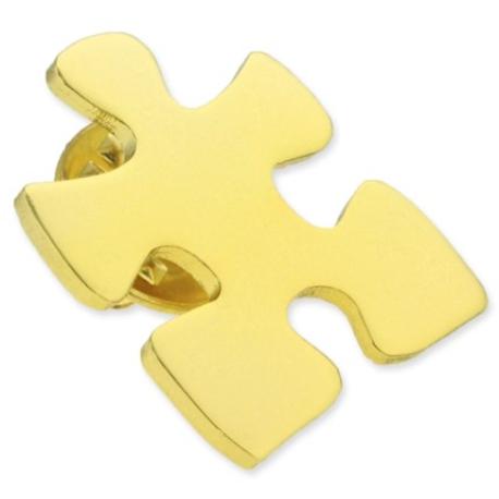     Gold Puzzle Pin