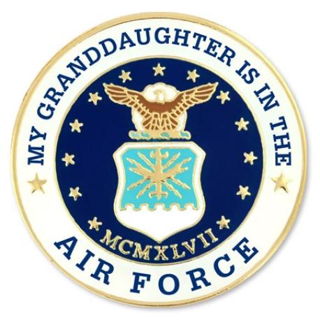     U.S. Air Force Granddaughter Pin