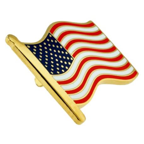     American Flag Pin - Cloisonné Hard Enamel