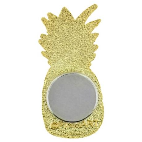     Golden Pineapple Pin Magnetic Back