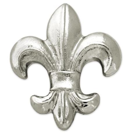     Silver Fleur-de-lis Lapel Pin