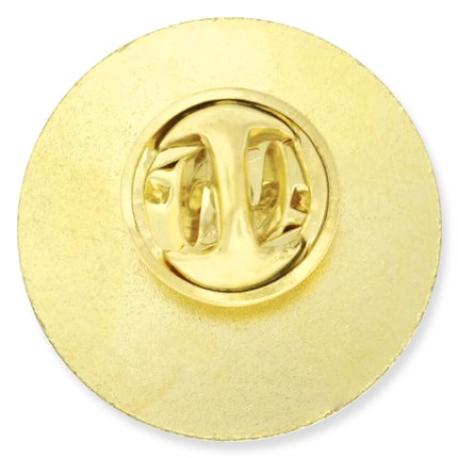     Gold Volleyball Chenille Pin